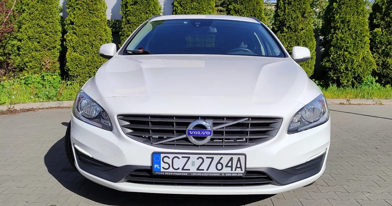 Volvo V60 cena 63900 przebieg: 149500, rok produkcji 2018 z Częstochowa małe 436